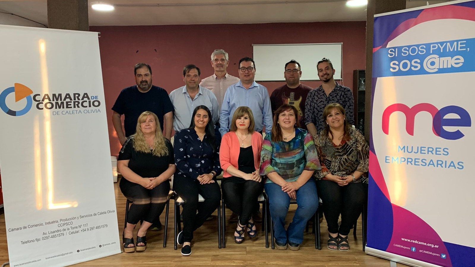 Quedó conformada la nueva comisión directiva de la cámara de Comercio de Caleta Olivia